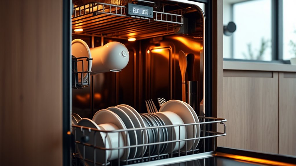 dishwasher cycle options available