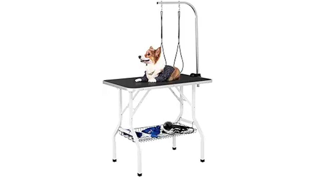 dog grooming table features