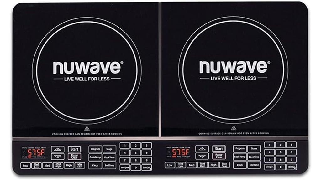 double induction cooktop features