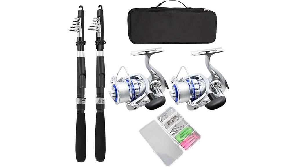 dual collapsible rods set