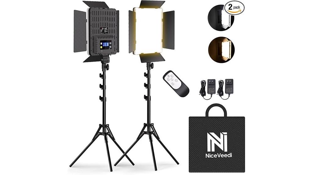 dual led photography lights