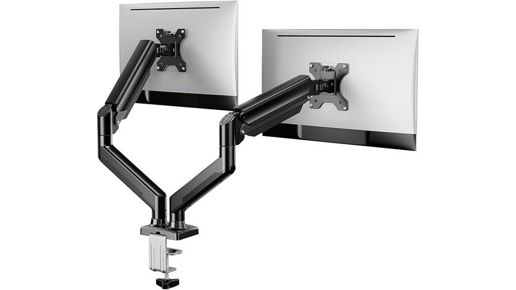 dual monitor adjustable stand