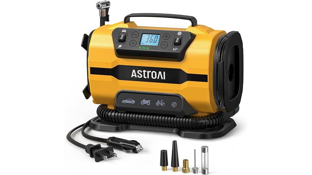 dual motor tire inflator