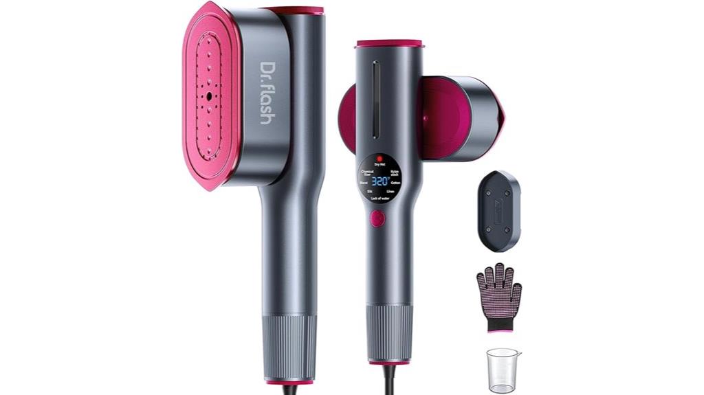 dual purpose steamer and iron