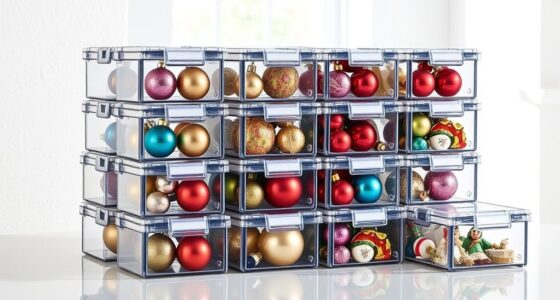 durable holiday decoration containers