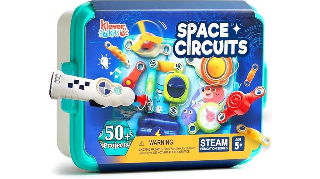 educational space themed electronics kit