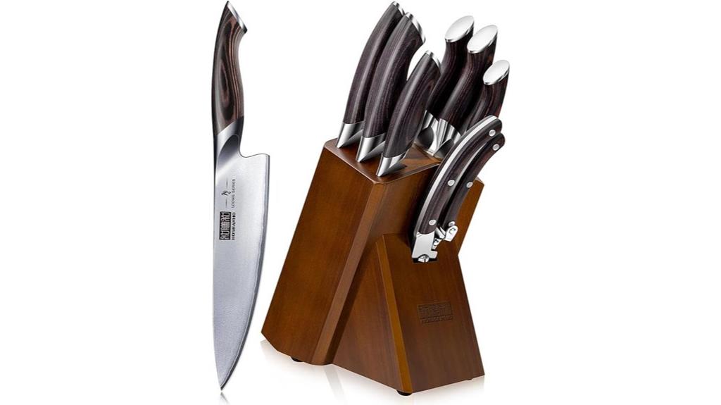 eight knife block set