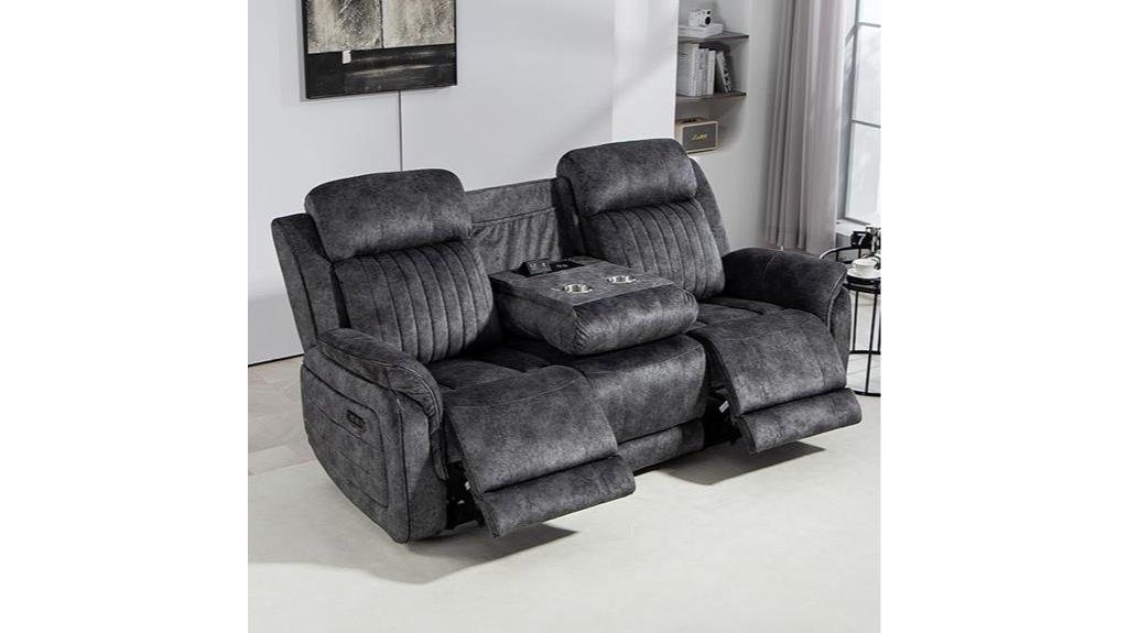 electric reclining sofa with usb