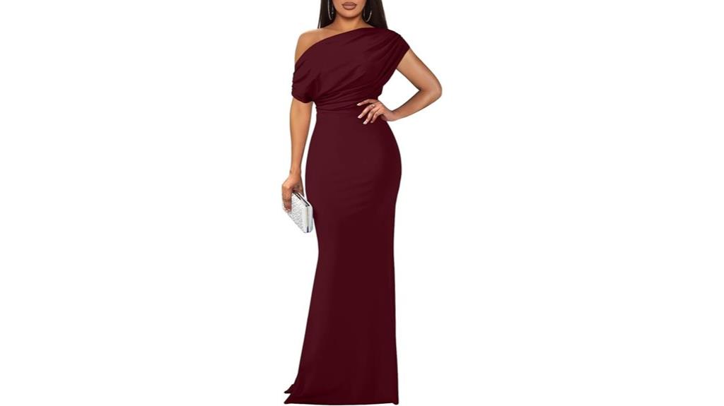 elegant off shoulder dress