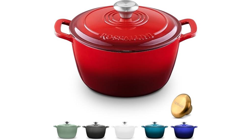 enameled cast iron dutch oven