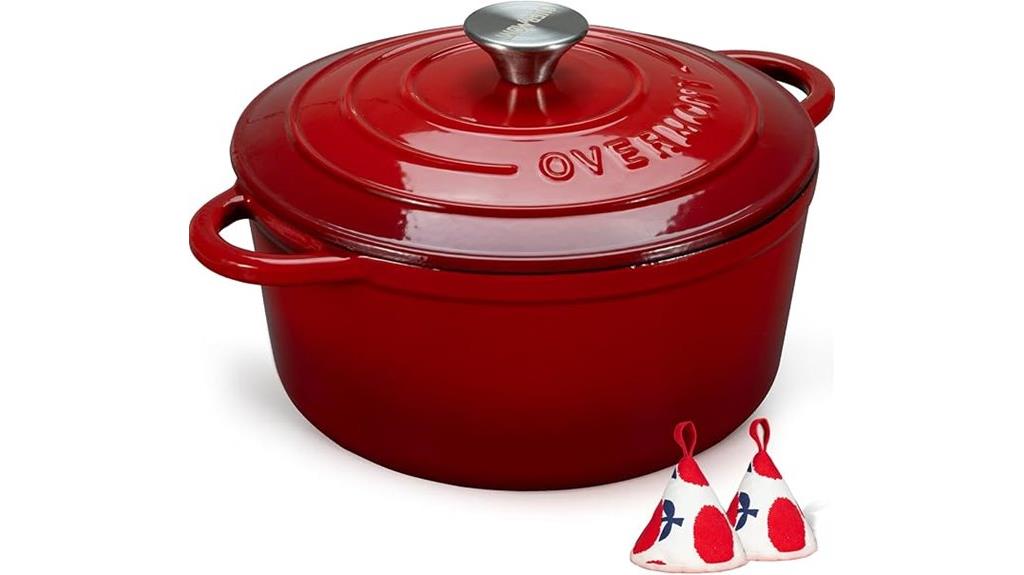 enamelled 4 5qt dutch oven