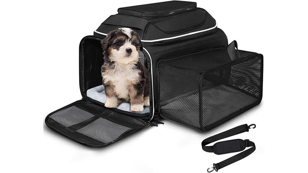 expandable carrier for small pets
