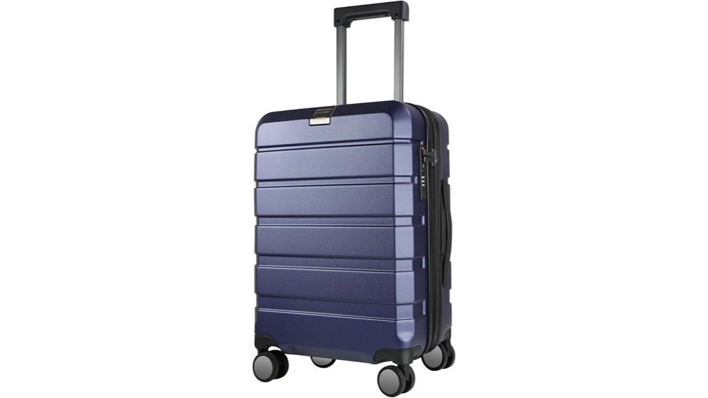 expandable hardside spinner luggage