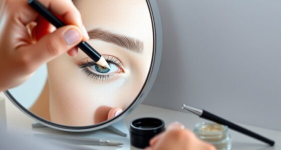 eyebrow grooming process