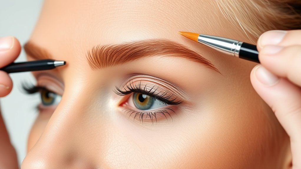 eyebrow shaping and maintenance