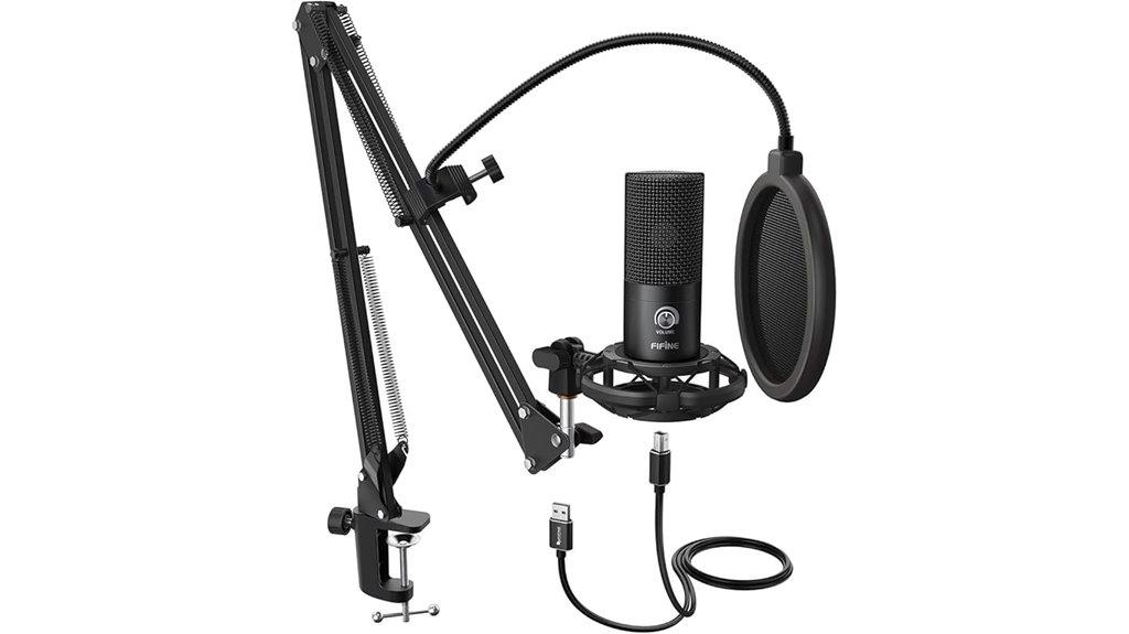 fifine studio usb microphone