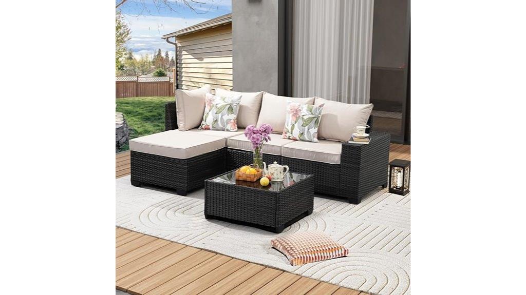 five piece patio furniture