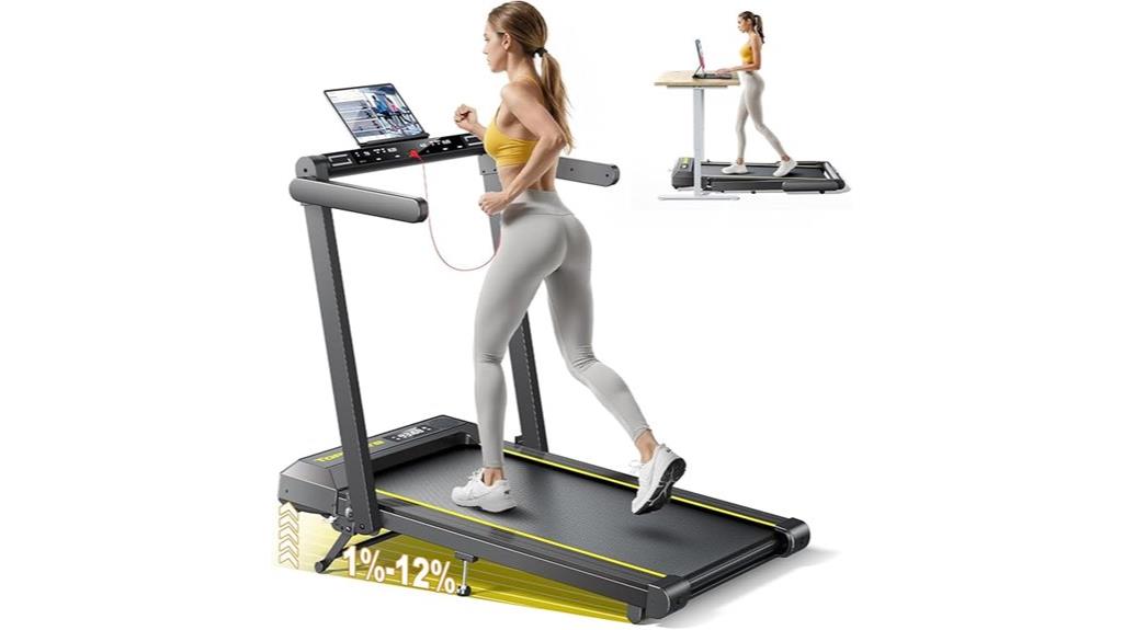 folding incline home treadmill
