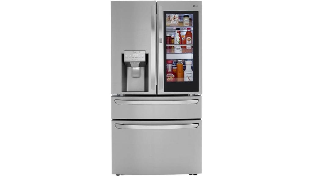 french door refrigerator with instaview