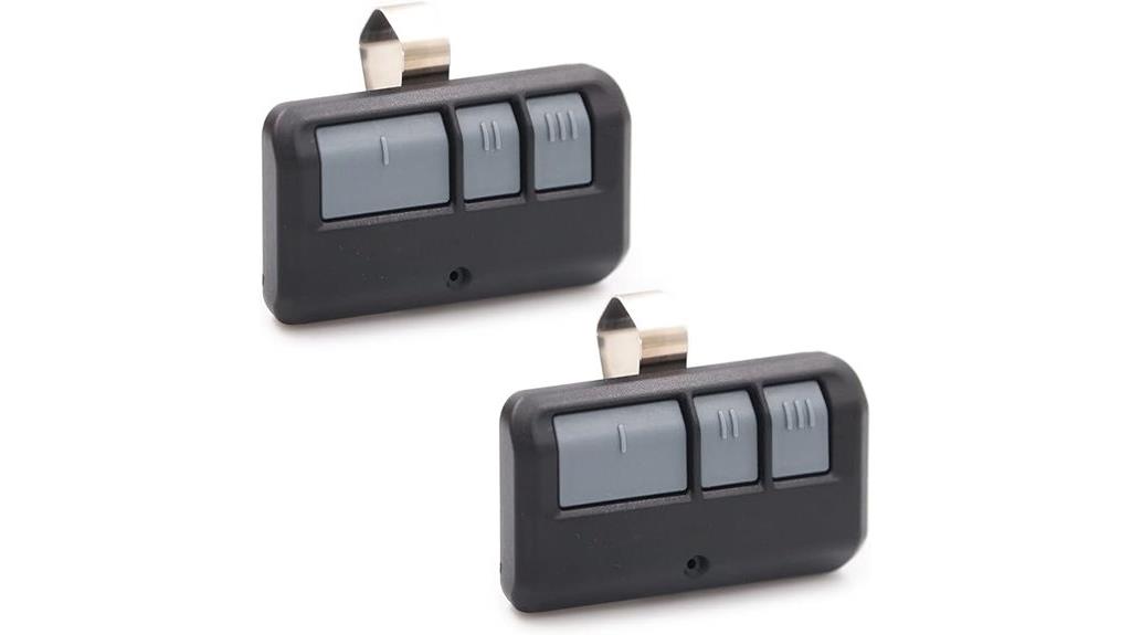 garage door remote model