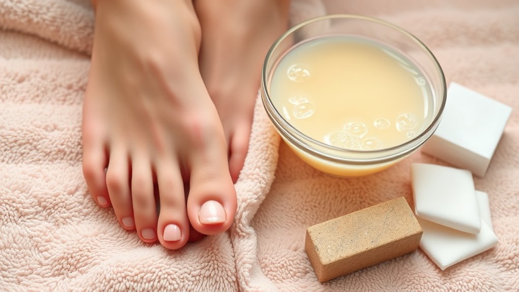 gentle heel skin maintenance