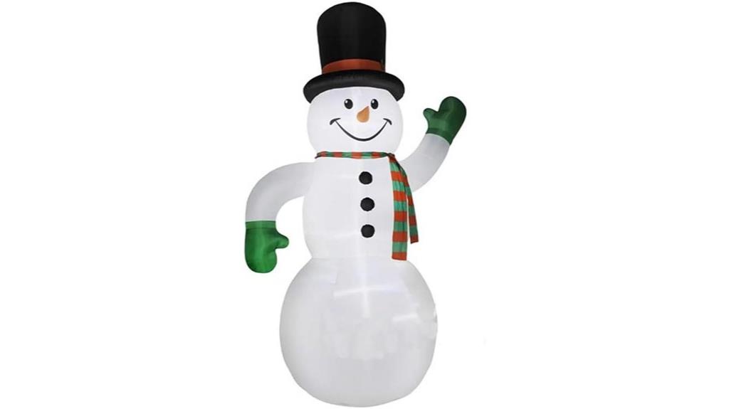 giant inflatable snowman