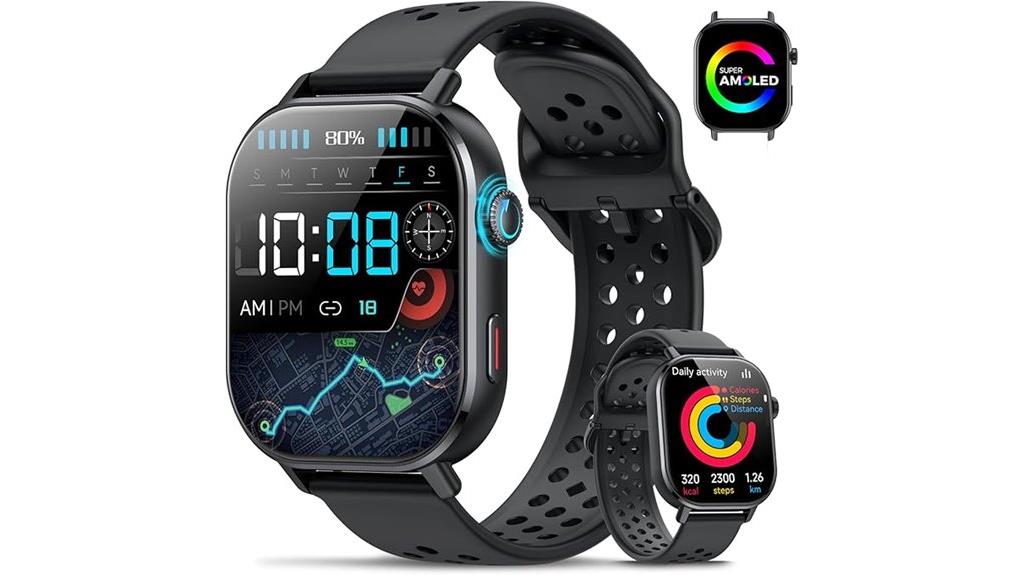 gps amoled fitness watch