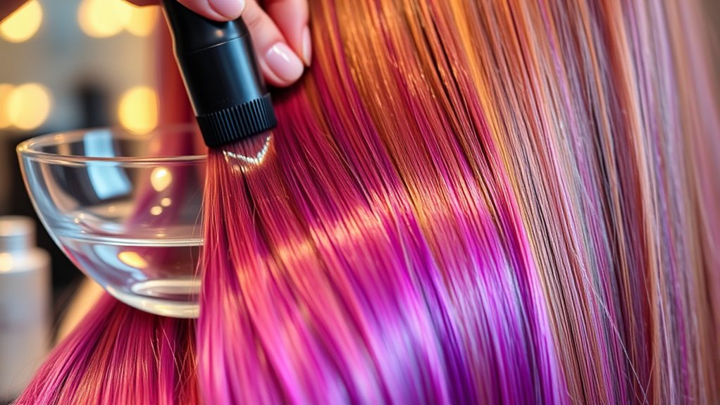 hair coloring process explanations
