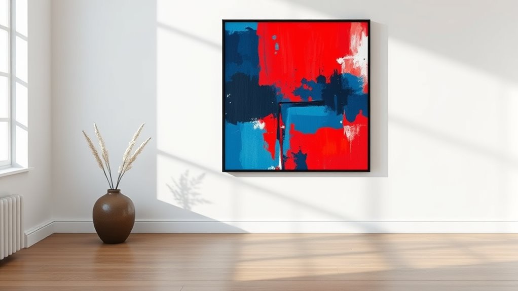 hang art at eye level