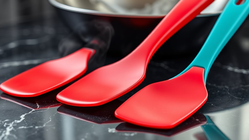 heat resistant silicone spatulas
