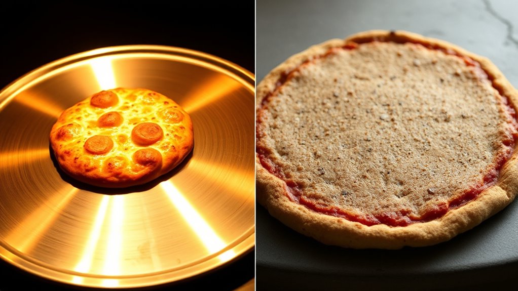 heat retention and crust quality