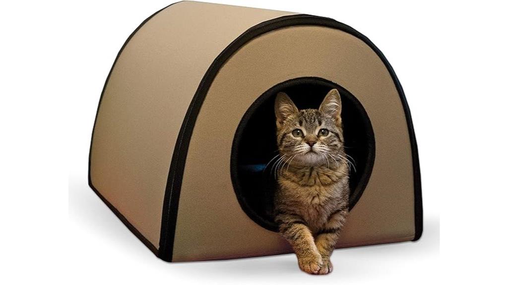 heated outdoor cat shelter
