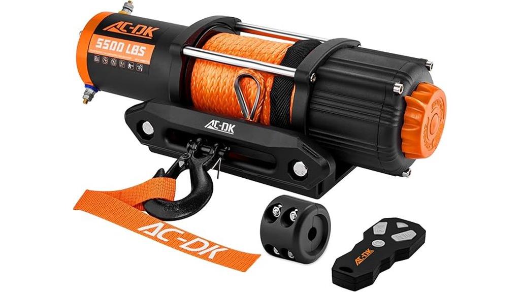 heavy duty synthetic winch