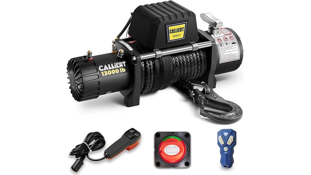 heavy duty waterproof electric winch