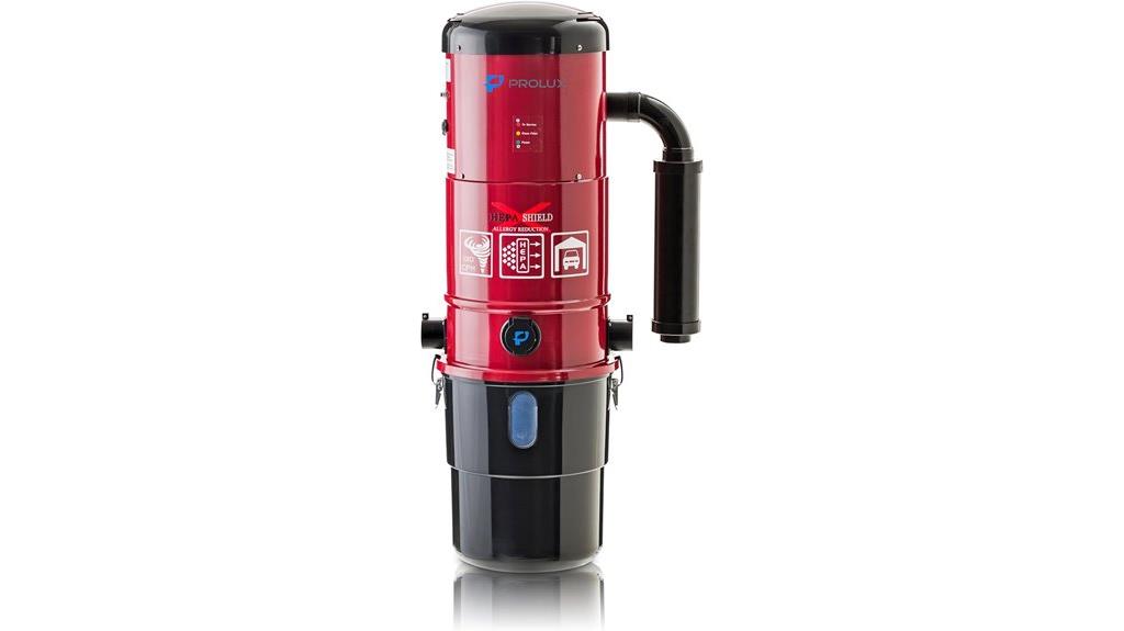 high power central vacuum