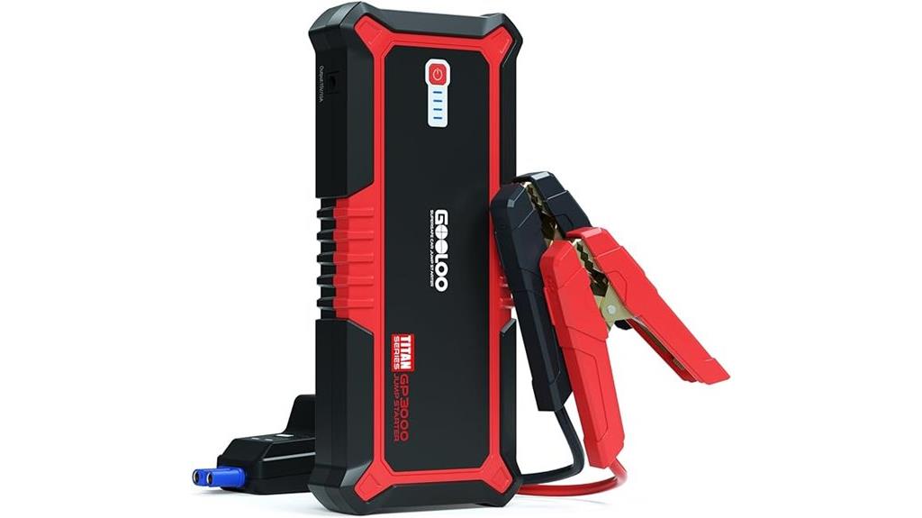 high power portable jump starter
