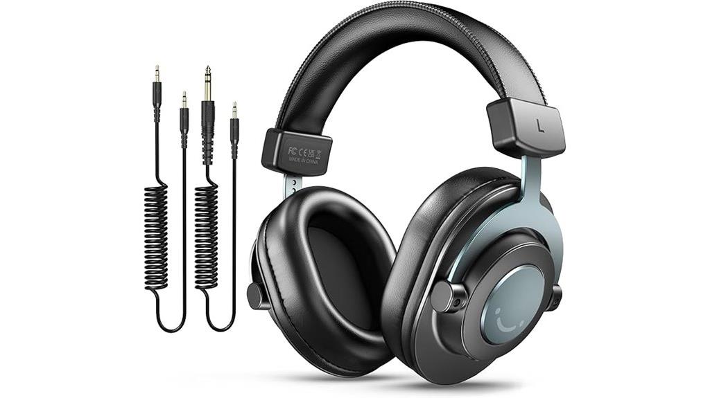 high quality studio recording headphones