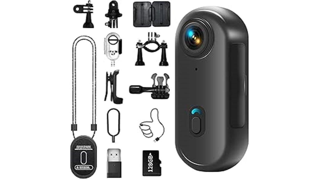 high resolution compact action camera