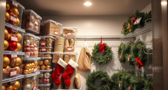holiday decor storage solutions