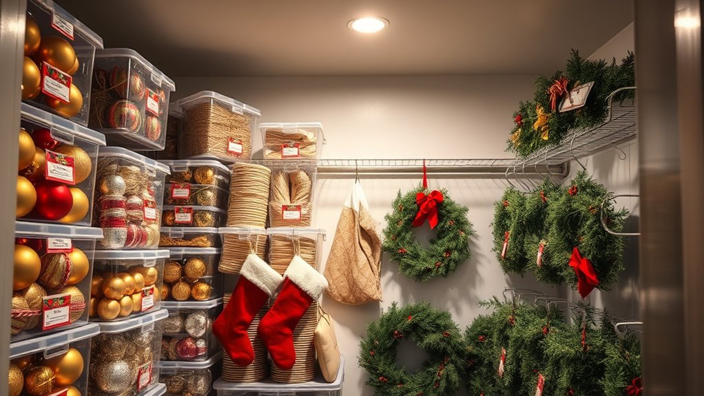 holiday decor storage solutions