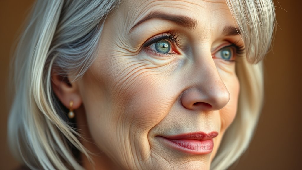 hormonal decline affects skin