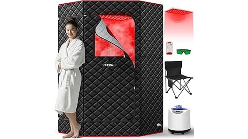 infrared sauna red lamp