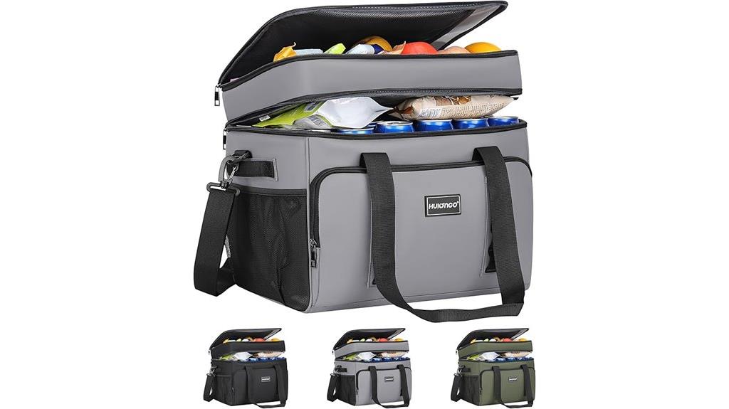 insulated portable cooler bag