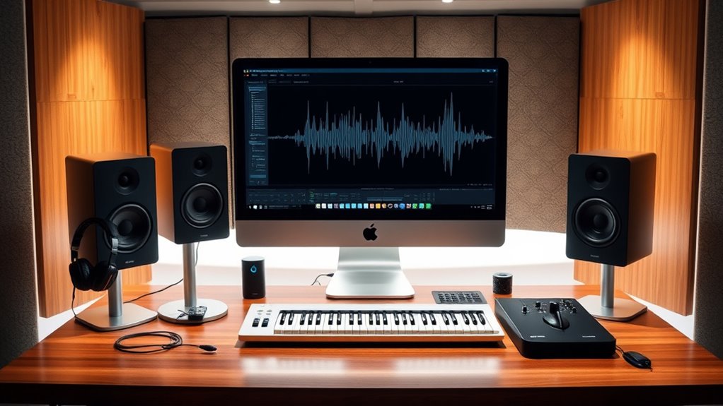 key audio production features