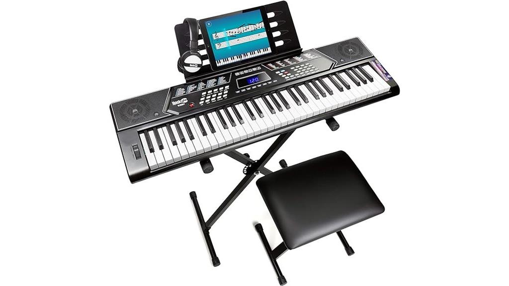 keyboard stand with accessories
