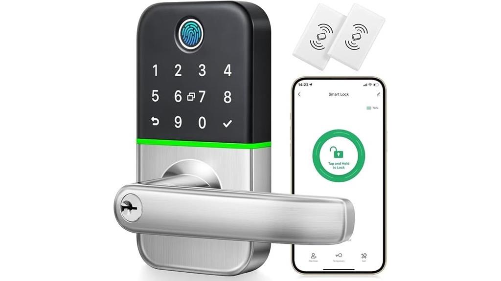 keyless door lock handle