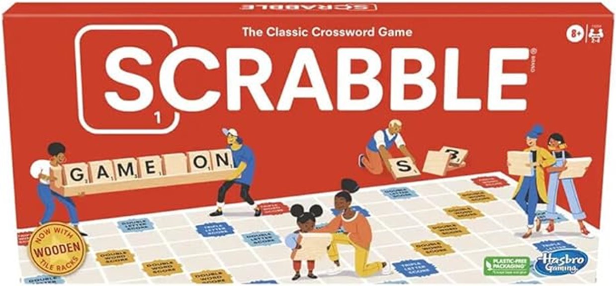 kids and family scrabble