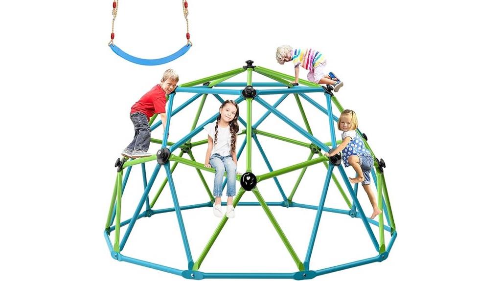 kids climbing dome swing