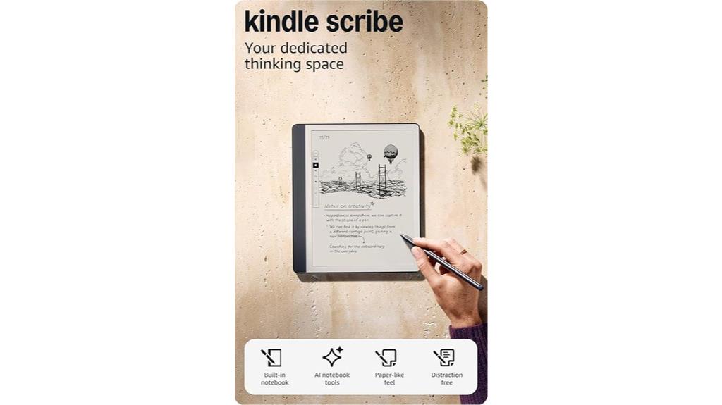 kindle scribe with pen