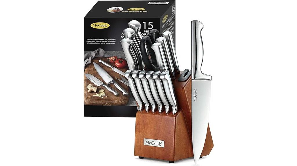 knife sets with sharpeners